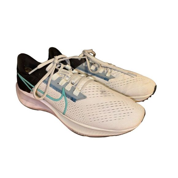 Nike White & Blue Air Zoom Pegasus 38 Size 9 - Picture 1 of 10